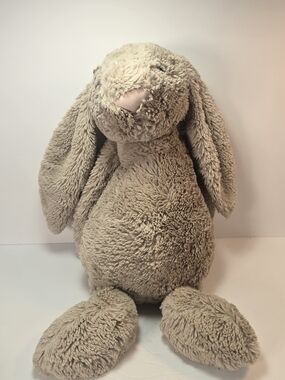 Jellycat Bashful Bunny Rabbit 22” Huge Beige Tan Plush Soft Toy - No Tag